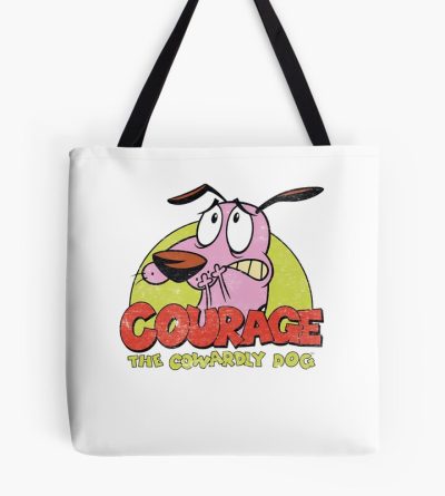 Courage The Cowardly Dog Basic Tote Bag