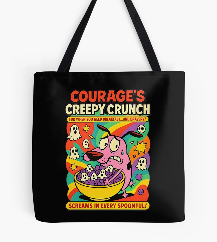 Courage The Cowardly Dog Tote Bag