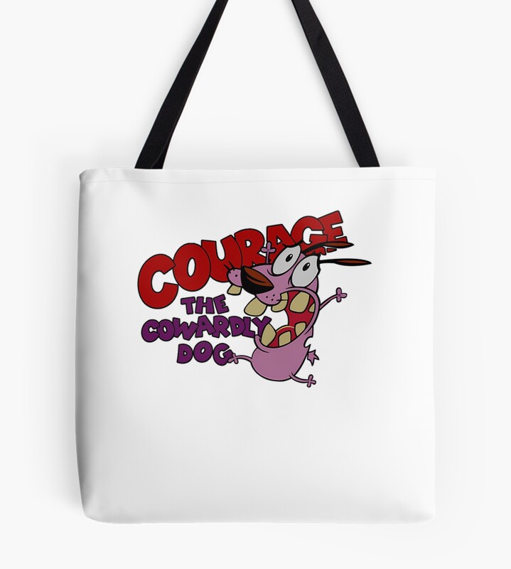 Cowardly Courage Retro Tote Bag