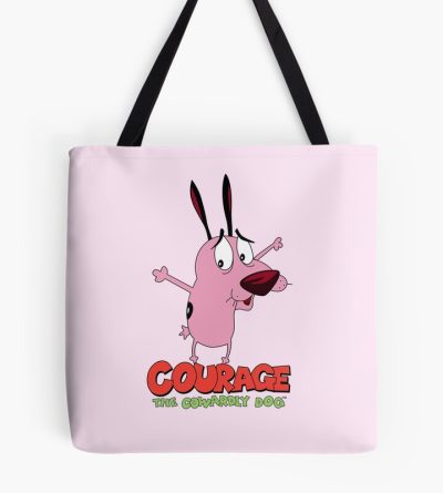 Courage The Cowardly Dog Design Tote Bag