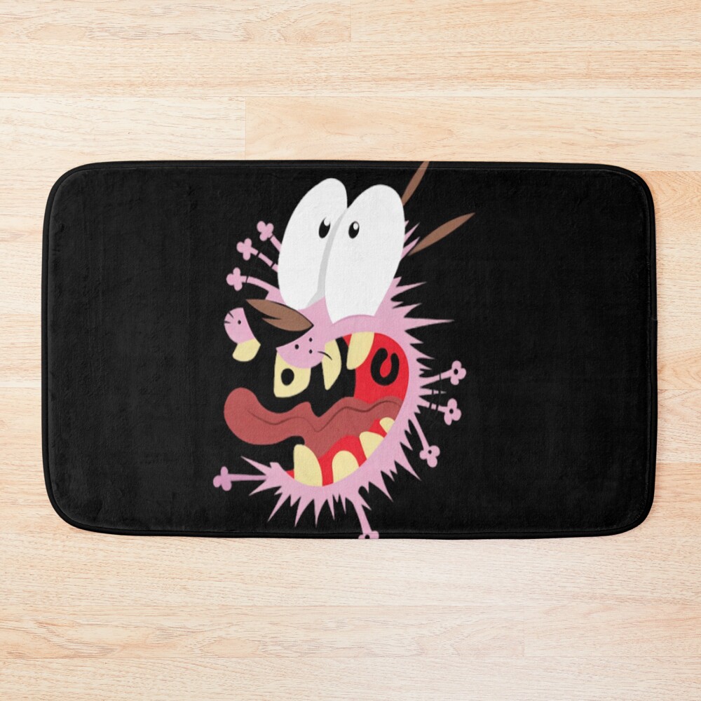 Courages The Cowardly Dog Bath Mat