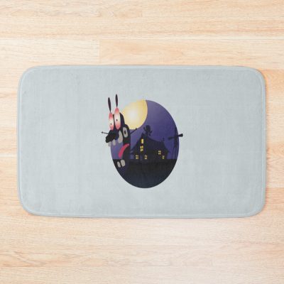 Cowardly Dog Run Bath Mat