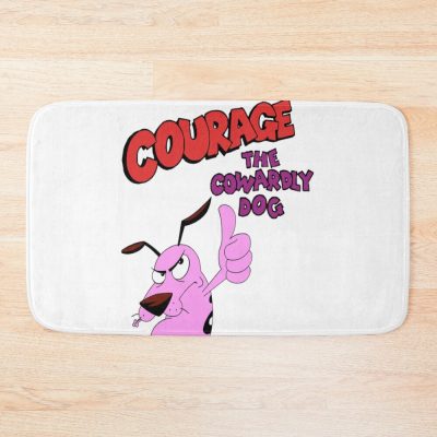 Courage The Dogs Bath Mat