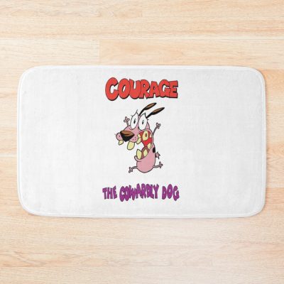 Scared Dog New Bath Mat