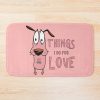 Courage The Cowardly Dog Bath Mat