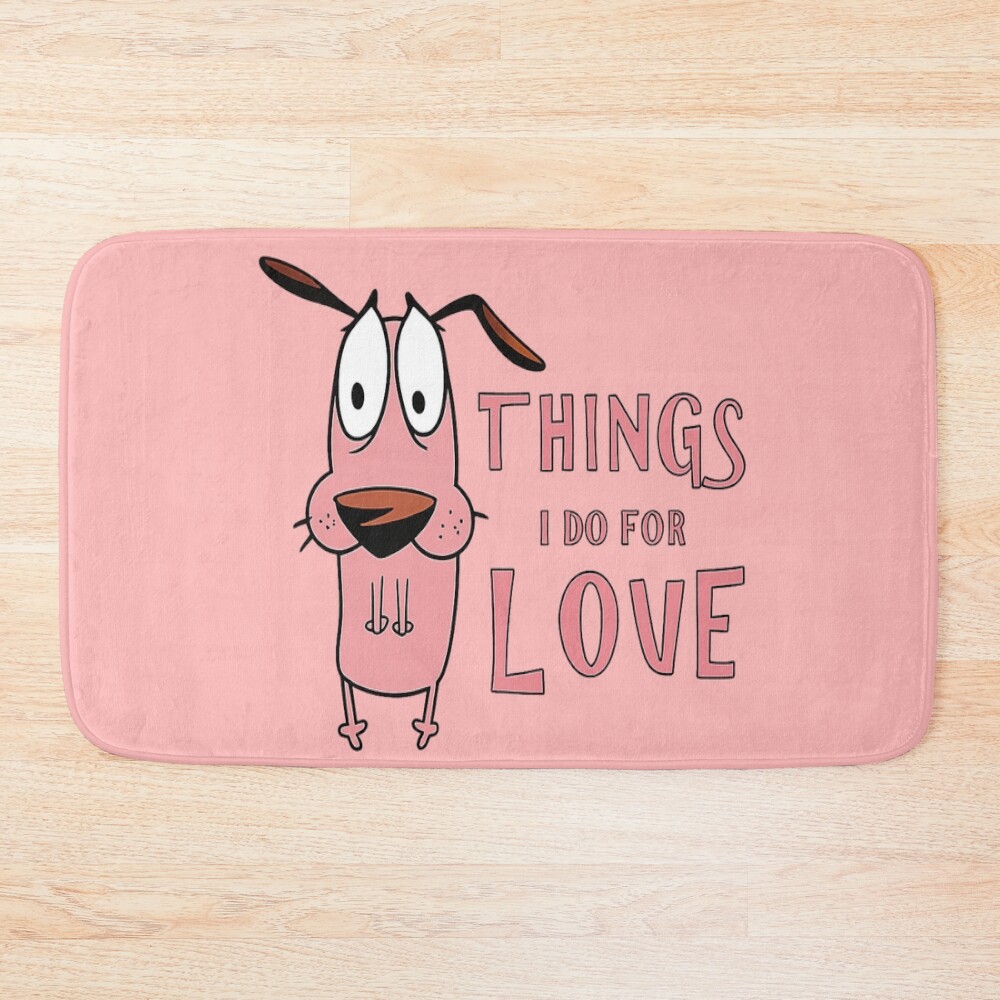Courage The Cowardly Dog Bath Mat