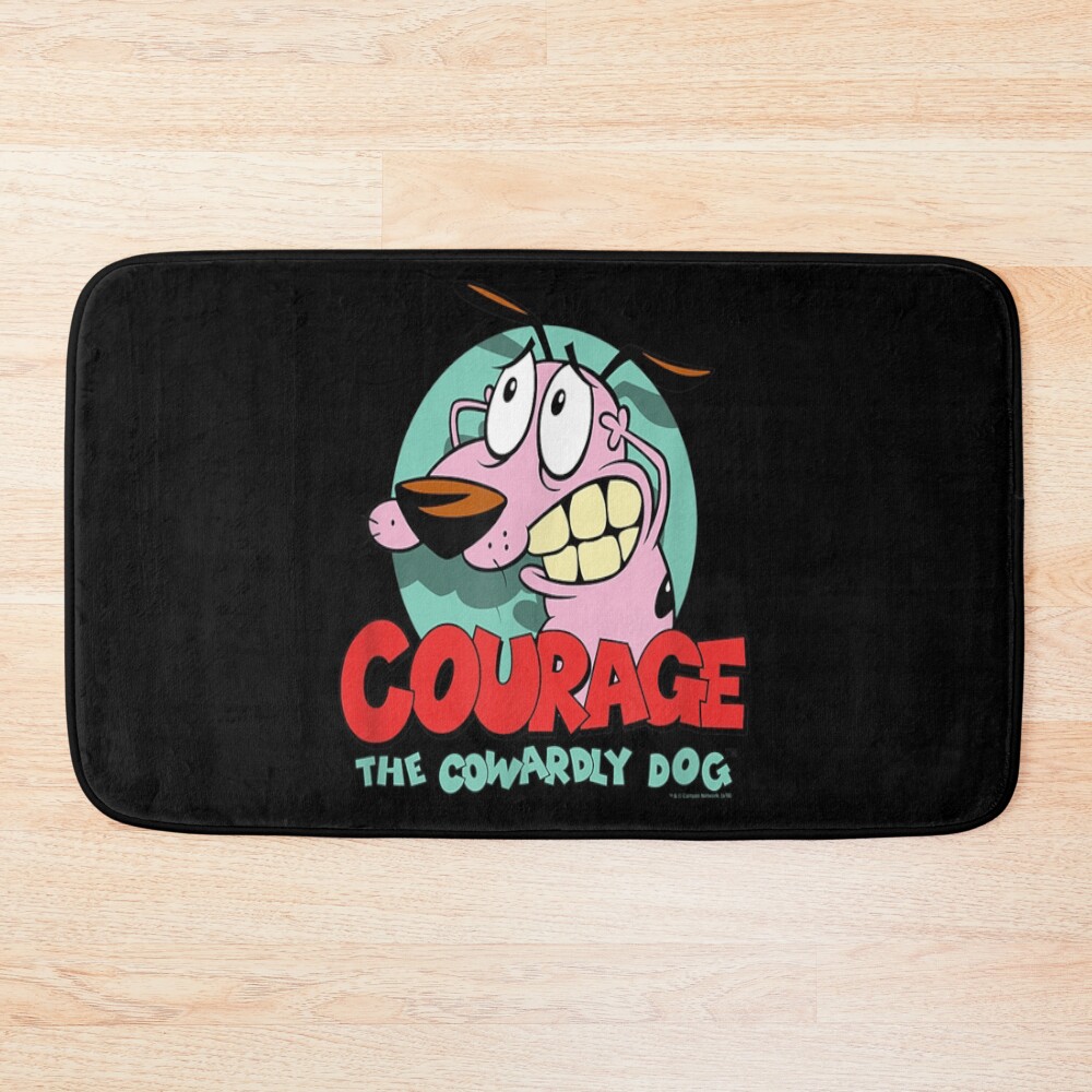 Scardy Dog Courage Bath Mat