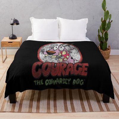 Vintage Courage Throw Blanket