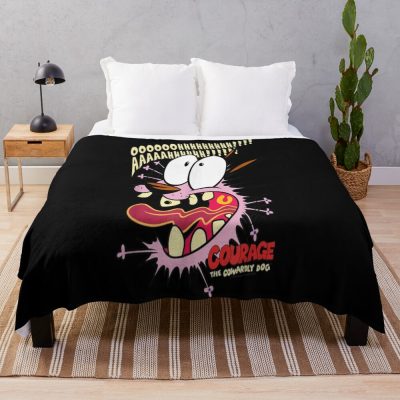 Scaredy Dog Hot Design Throw Blanket
