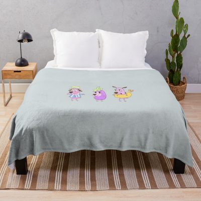 Courage The Cuddly Dog Set Throw Blanket