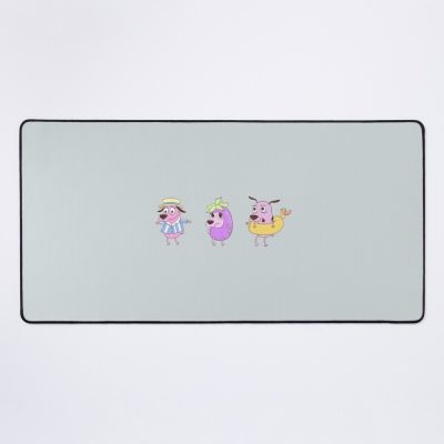 Courage The Cuddly Dog Set Mouse Pad