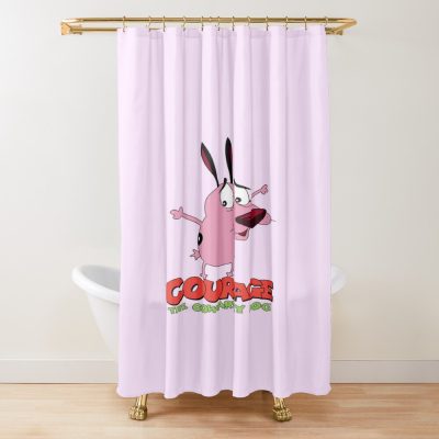 Courage The Cowardly Dog New Shower Curtain