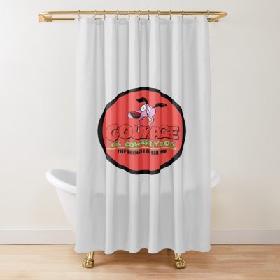 Courage The Cowardly Dog The Things I Do For Love Shower Curtain