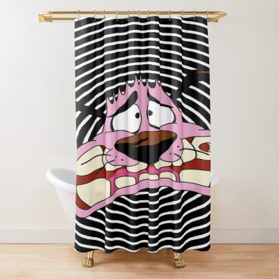 Courage The Cowardly Dog Design Shower Curtain