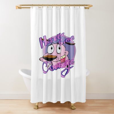 Havesomecourage Shower Curtain