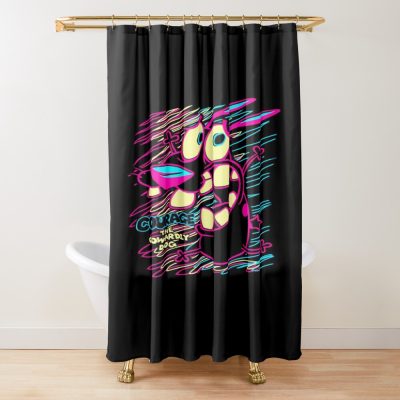 Pantingthe Courage Pink Color Animal Gift For Fans Shower Curtain