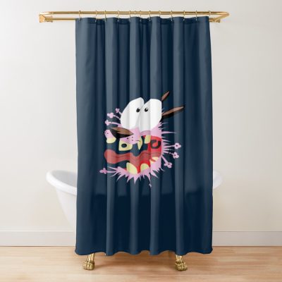 Courage The Cowardly Dog 11 Shower Curtain