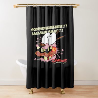 Dont Scare It The Courage Pink Color Animal Gift For Fans Shower Curtain