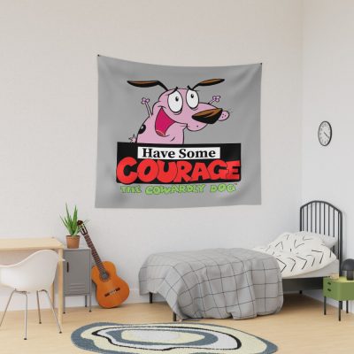 Have Some Courage Courage The Cowardly Dog Tapestry