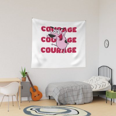 Courage Dog New Tapestry