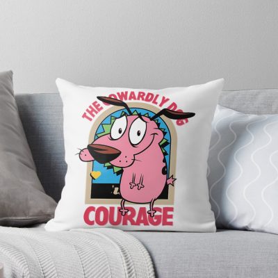 Courage Dog New Design Throw Pillow
